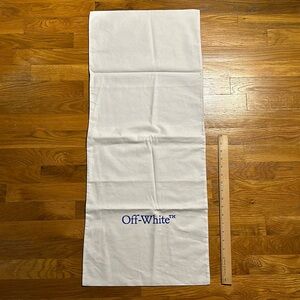 Off White Dust Bag